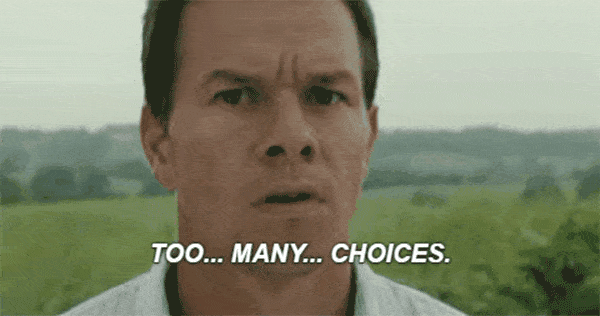 A person with a caption below reading "TOMORROW IS MY CHOICES" against a green landscape.