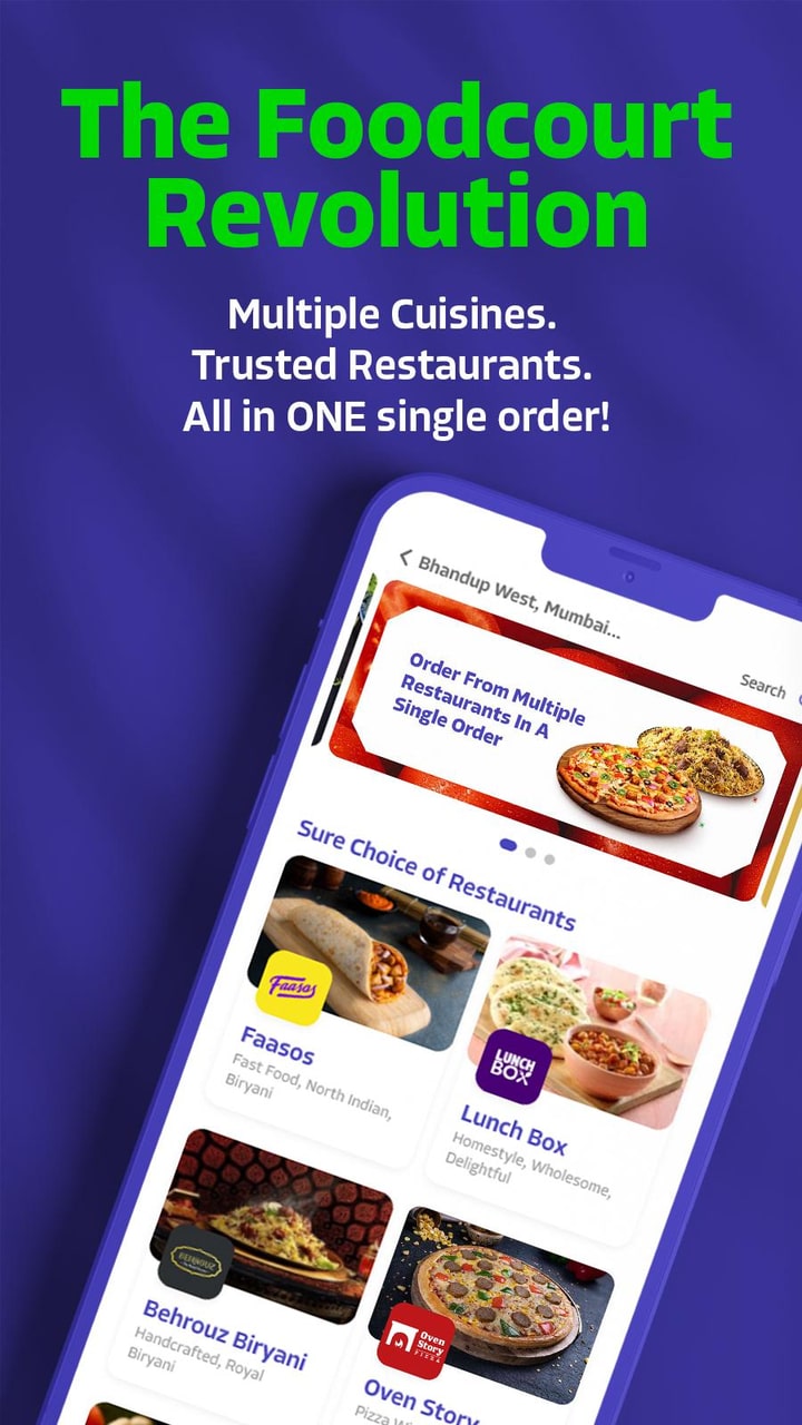 Image of Eatsure app screenshots