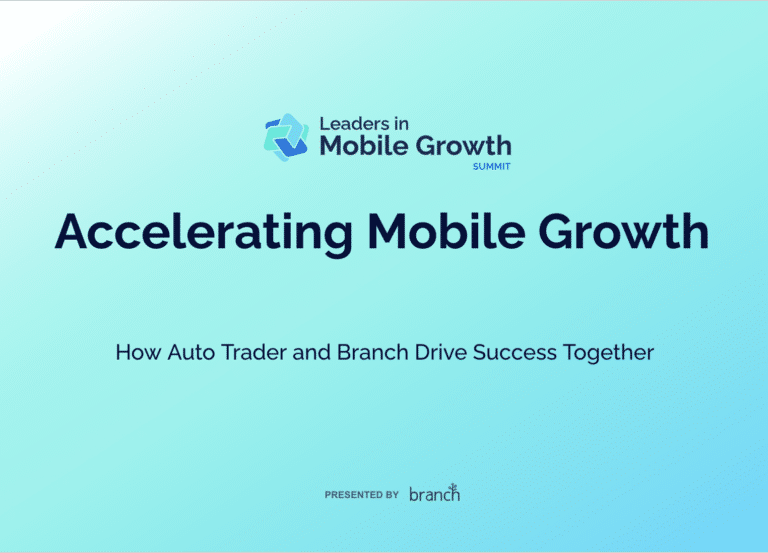 Accelerating Mobile Growth