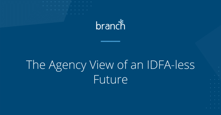 The agency view of an IDFA- less future
