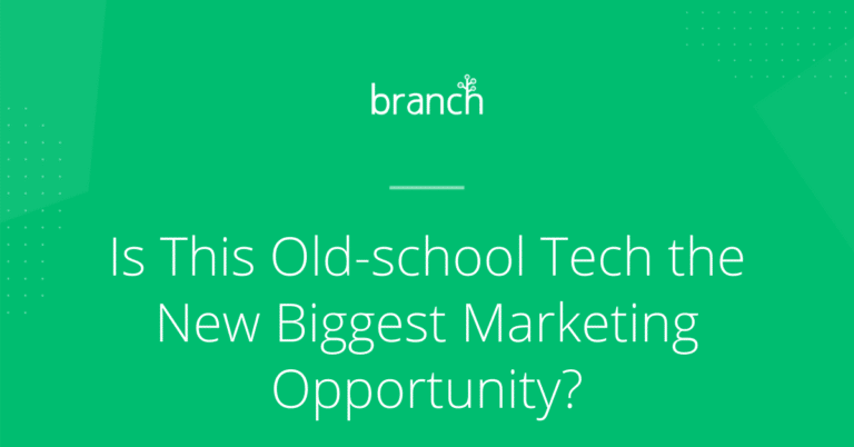 This Old-school Tech the New Biggest Marketing Opportunity