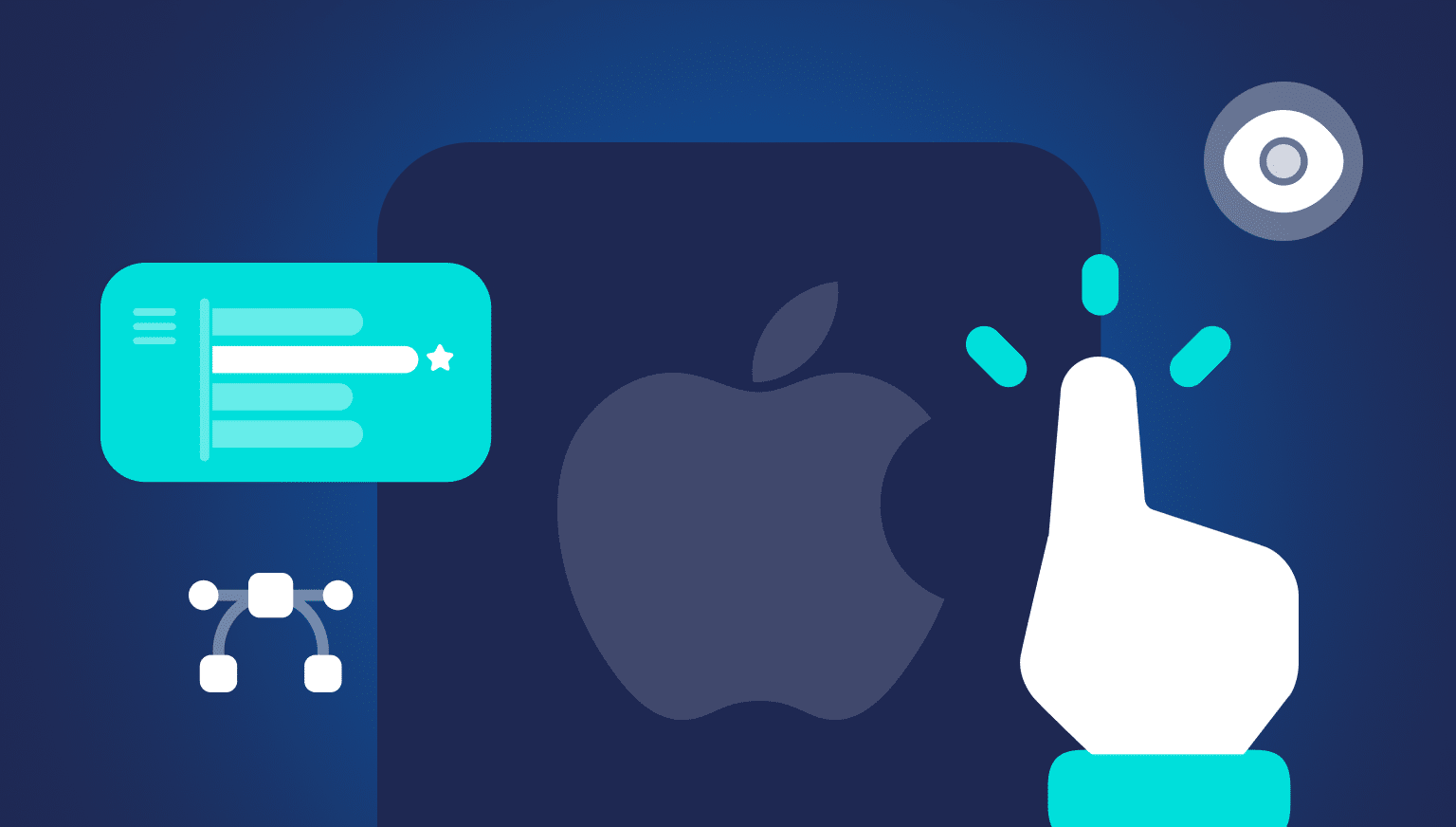 Blog feature image for PAM with illustrative marketing elements