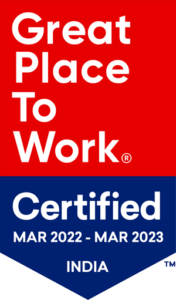 Logo: Great Place to Work Certified Mar- 2022 -Mar 2023