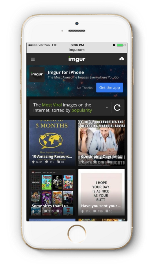 Web to app smart banner Web to app smart banner