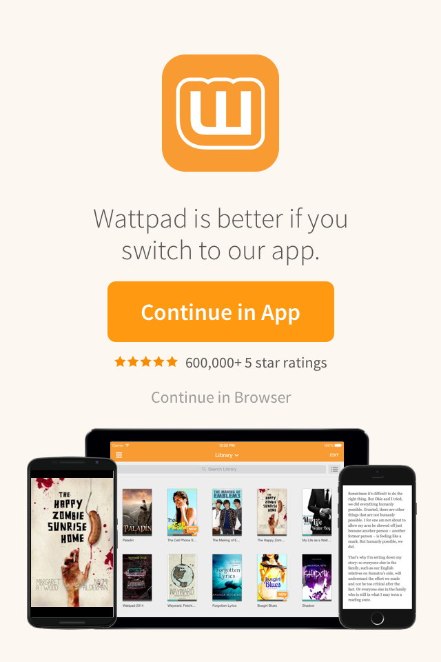 Wattpad Deep Linked Interstitial Wattpad Deep Linked Interstitial