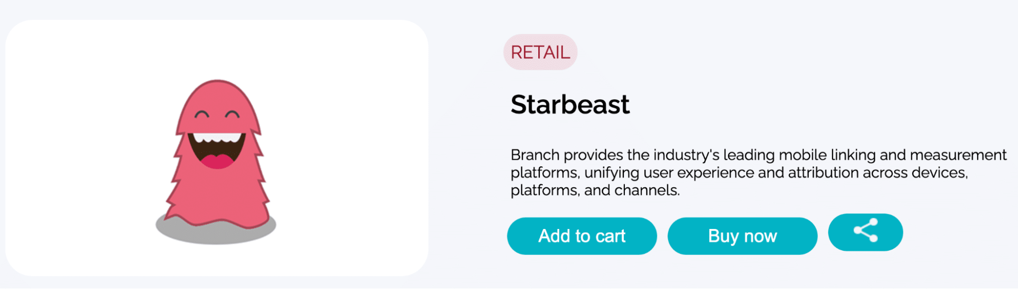 Screenshot of the details page on the Branch MonsterSite website for the "Starbeast" monster.