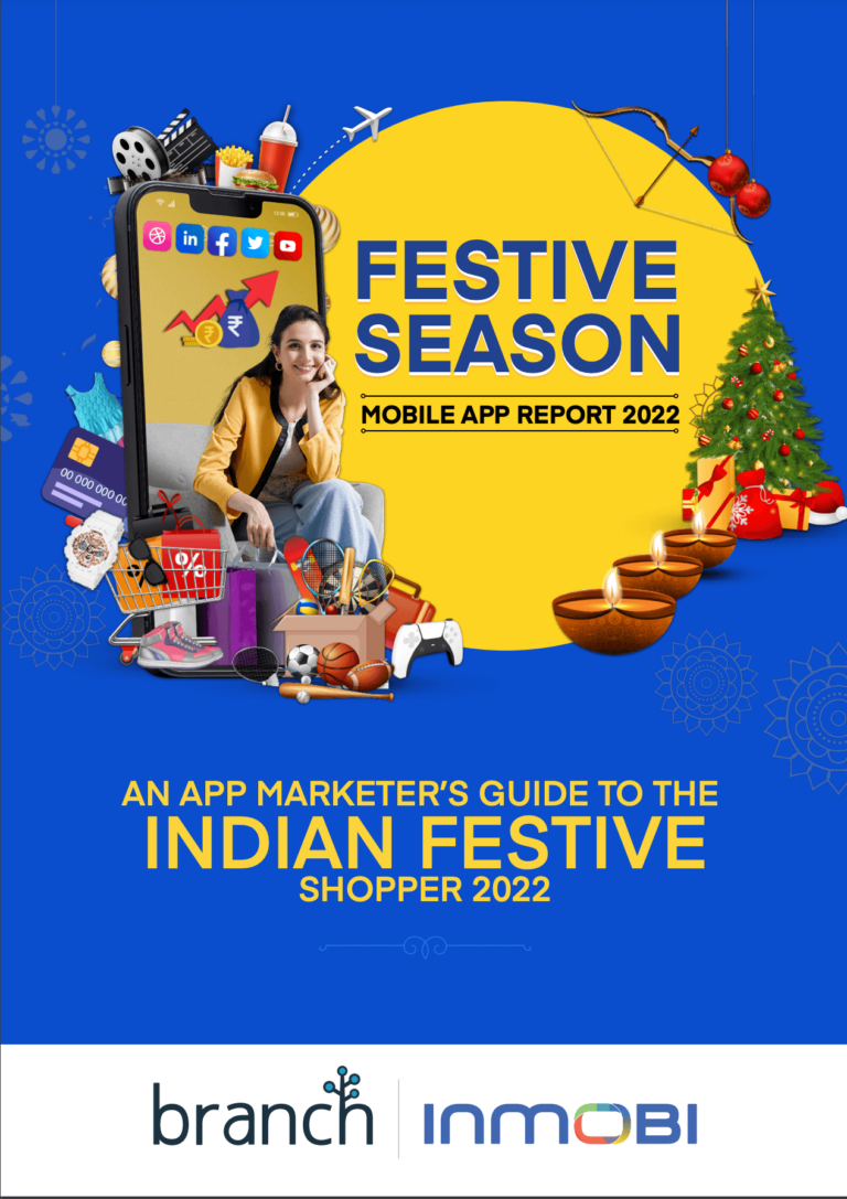 A colorful graphic featuring a smartphone with festive icons and the title 