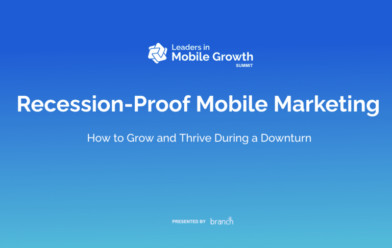 Recession Proof Mobile Marketing