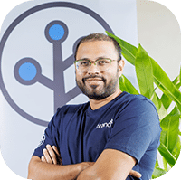 Professional headshot of Vikas